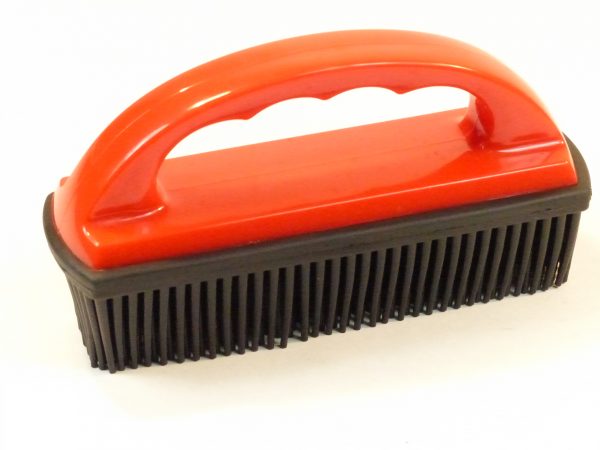 Pet hair black & red 'roulette'