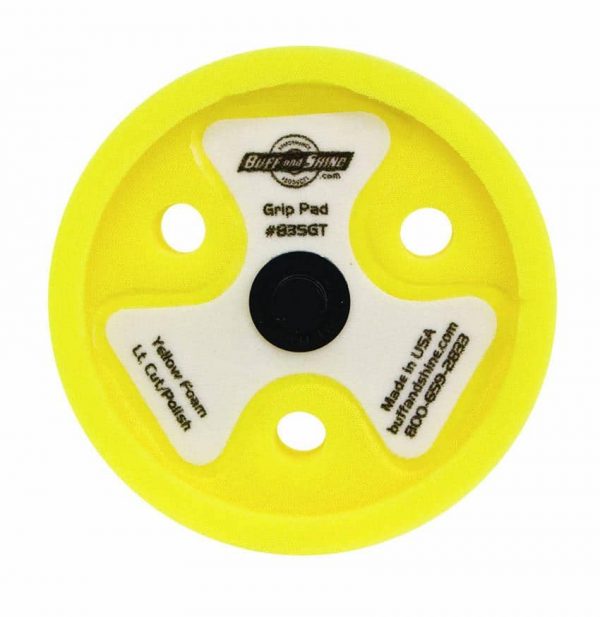 835GT RECESSED BACK FOAM PAD YELLOW - Image 3