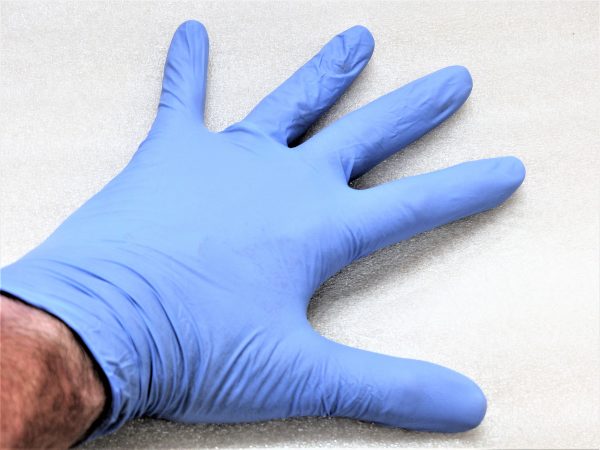 Nitrile gloves powder free large