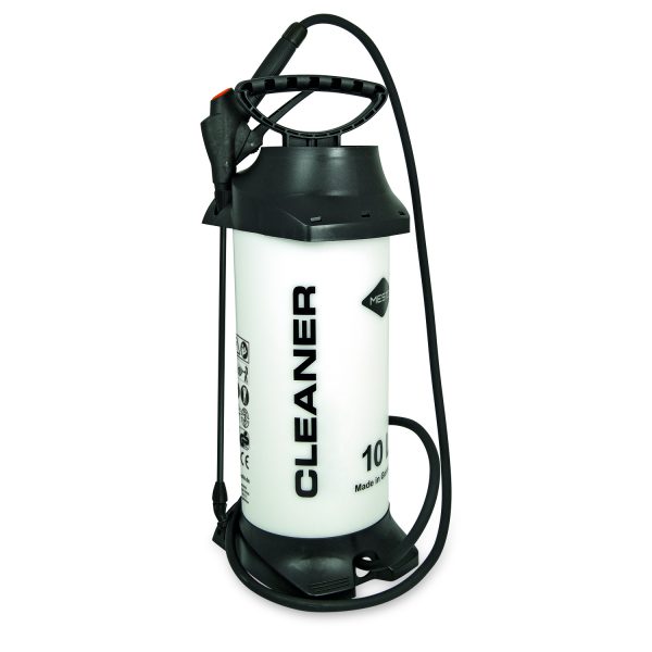 A 10 litre Mesto compressed air sprayer resistant to acids with FPM (Viton) seals