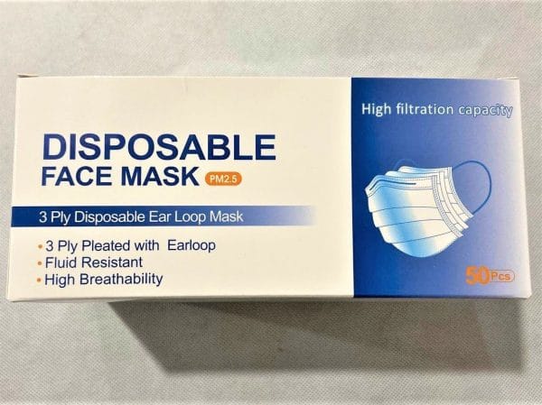 DISPOSABLE 3-PLY FACE MASKS - Image 3