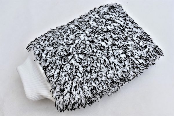 SALT & PEPPER MICROFIBRE WASH MITT