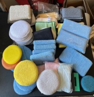 box 2019: wax applicator pads: £4.99